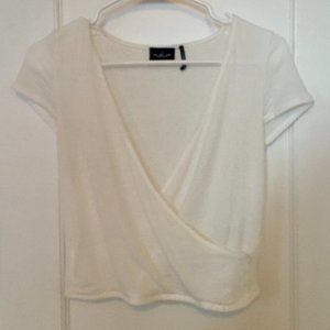 white wrap top urban outfitters